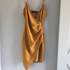 Mustard yellow mini dress, Akira, SZ M